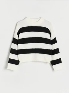Reserved - Sweter w paski - wielobarwny - Swetry dla dziewczynek - miniaturka - grafika 1