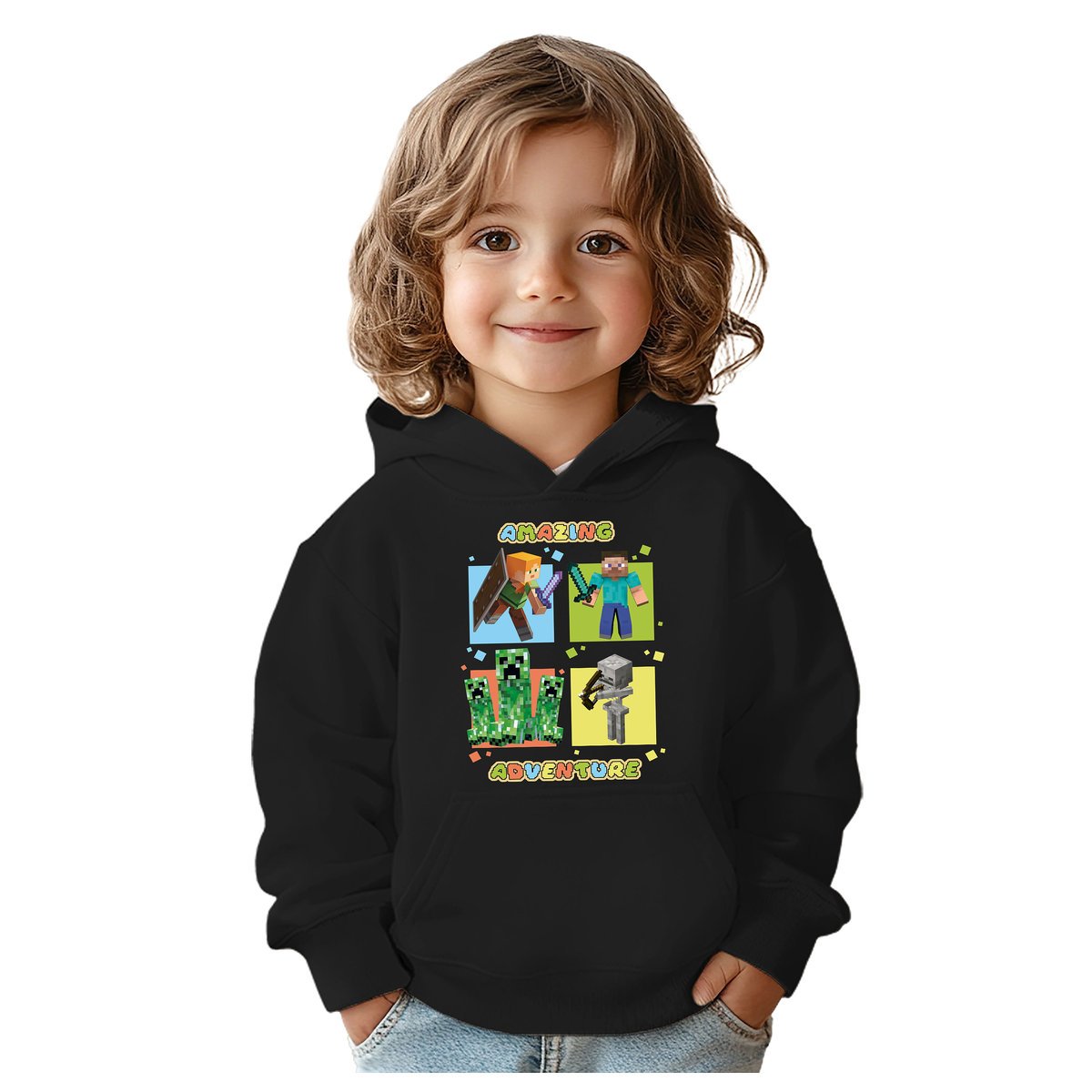 BLUZA DZIECIĘCA MINECRAFT 146-152 CHŁOPIĘCA DZIEWCZĘCA PREZENT