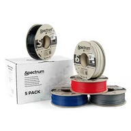 Filamenty i akcesoria do drukarek 3D - Spectrum 3D filament, ASA 275, 1,75mm, 5x250g, 80749, mix Polar White, Deep Black, Silver Star, Navy Blue, Bloody Red - miniaturka - grafika 1