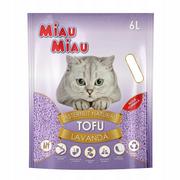 Żwirek dla kotów - MIAU MIAU - ŻWIRK TOFU Z ZAPACHEM LAWENDY, 6L - miniaturka - grafika 1