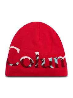 Czapki damskie - Columbia Czapka Heat Beanie 1472301 Czerwony - grafika 1