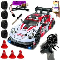 Zabawki zdalnie sterowane - AUTO RC 4x4 DO DRIFTU ZDALNIE STEROWANE LED PILOT OPONY PACHOŁKI AUTO WYŚCIGOWE DLA DZIECI I DOROSŁYCH + EBOOK - miniaturka - grafika 1