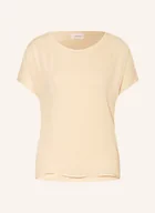 Bluzki damskie - Darling Harbour Bluzka Z Mieszanki Materiałów beige - miniaturka - grafika 1