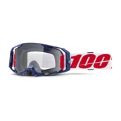 Gogle i okulary motocyklowe - Gogle Cross 100% ARmatic Przezroczysta Szybka Mach Z - miniaturka - grafika 1