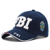 Czapki męskie - Czapka Z Daszkiem Fbi Granatowa - miniaturka - grafika 1