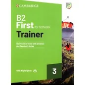 Książki do nauki języka angielskiego - B2 First For Schools Trainer 3. Trainer with Answers with Digital Pack - miniaturka - grafika 1