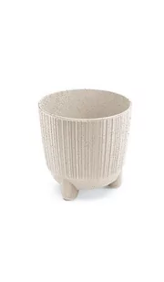 Doniczka Ryfo N ECO Wood DRF170NW biały Prosperplast - Donice - miniaturka - grafika 1