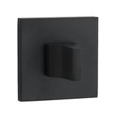 Klamki - Szyld Kwadrat Slim Wc Czarny - miniaturka - grafika 1