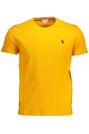 Portfele - T-SHIRT US POLO Z KRÓTKIM RĘKAWEM POMARAŃCZOWY MĘSKI - miniaturka - grafika 1