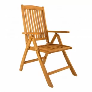 TAMAN DORSET FSC® - rozkładany fotel ogrodowy z drewna tekowego - Fotele i krzesła ogrodowe - miniaturka - grafika 1