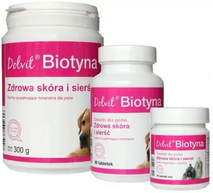 Dolfos Dolvit Biotyna 90Tabletki - Suplementy i witaminy dla psów - miniaturka - grafika 1