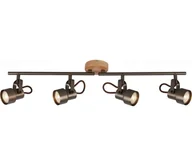 Lampy sufitowe - Briloner 2872-045 - LED Oświetlenie punktowe TAHUN 4xGU10/5W/230V 3000K brązowy - miniaturka - grafika 1
