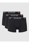 Majtki damskie - Obcisłe bokserki z elastycznym pasem w zestawie 3 szt. model BRIAN HERO - Guess - miniaturka - grafika 1