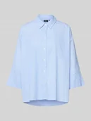 Bluzki damskie - Bluzka o pudełkowym kroju z czystej bawełny model 'AUGUSTA' - miniaturka - grafika 1