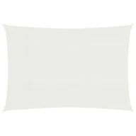 Parasole ogrodowe - vidaXL Żagiel przeciwsłoneczny, 160 g/m, biały, 3x4,5 m, HDPE vidaXL - miniaturka - grafika 1