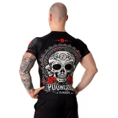 Kimona, stroje i obuwie - Poundout Rashguard Krótki Rękaw La Muerte - miniaturka - grafika 1