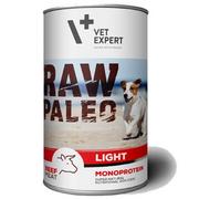 VETEXPERT Vetexpert RAW PALEO LIGHT adult beef niskokaloryczna 12x400g wołowina puszka 26451-uniw