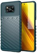 Etui i futerały do telefonów - Hurtel Thunder Case elastyczne pancerne etui pokrowiec Xiaomi Poco X3 NFC / Poco X3 Pro zielony - miniaturka - grafika 1