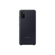 Etui i futerały do telefonów - Samsung Obudowa dla telefonów komórkowych Silicon Cover pro Galaxy A41 EF-PA415TBEGEU Czarny - miniaturka - grafika 1