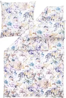 Pościel - Estella Komplet pościeli satynowej Mako-Satin Lilith Iris - miniaturka - grafika 1