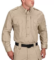 Koszule męskie - Propper męska koszula z długim rękawem regularna taktyczna Khaki S - miniaturka - grafika 1