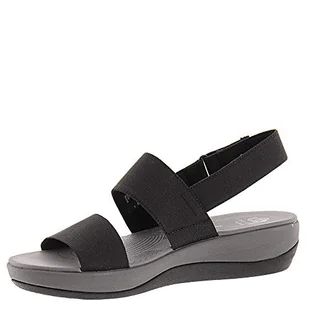 Clarks Sandały damskie Arla Jacory, czarny - czarny - 40.5 EU - Sandały damskie - miniaturka - grafika 1