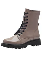 Kozaki damskie - Tamaris Damskie buty 1-25908-41, modne kozaki, szarobrązowe (taupe), 38 EU, szarobrązowy, 38 EU - miniaturka - grafika 1