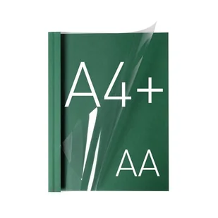 Okładka kanałowa OPUS O.SOFTCLEAR AA miękka zielona 1szt /634255/ - Artykuły biurowe - miniaturka - grafika 1