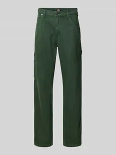 Jeansy o kroju straight fit z 5 kieszeniami - Spodnie męskie - miniaturka - grafika 1