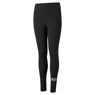 Rajstopy - PUMA Dziewczęce legginsy Ess+ Logo G rajstopy - miniaturka - grafika 1