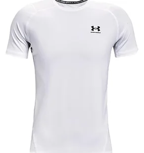 Under Armour Damska koszulka z krótkim rękawem HeatGear Fitted - Koszulki i topy damskie - miniaturka - grafika 1