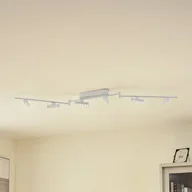 Lampy sufitowe - Reflektor LED Lindby Eldrin, biały, 6-punktowy, punkty świetlne - miniaturka - grafika 1