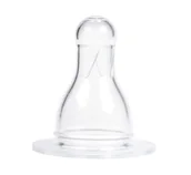 Smoczki do butelek - CANPOL SMOCZEK DO BUTELKI WĄSKI WOLNY SILIKON 3m+ - miniaturka - grafika 1