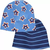 Czapki damskie - Fred's World by Green Cotton Czapka chłopięca, Happy Blue/Deep Blue/Energy Blue/Mandarin, 8 lat - miniaturka - grafika 1