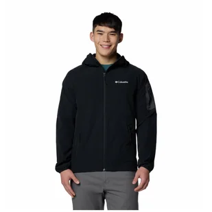 Męska kurtka softshellowa Columbia Tall Heights™ II Hooded Softshell Rozmiar: XL / Kolor: czarny - Kurtki męskie - miniaturka - grafika 1