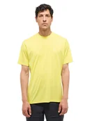 Koszulki sportowe męskie - Haglöfs Koszulka turystyczna "Ridge" w kolorze żółtym - miniaturka - grafika 1