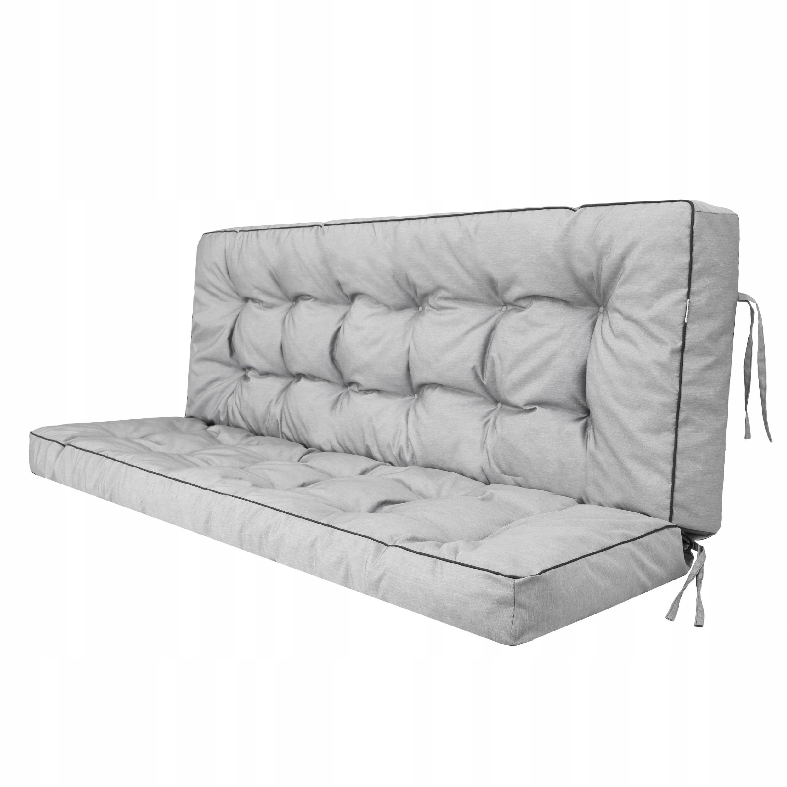 120 cm PODUSZKA POLA BEZ JAŚKÓW JASNO SZARA