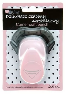 Dalprint Dziurkacz ozdobny 2.5cm Półksiężyc narożnikowy - Przybory szkolne - miniaturka - grafika 1