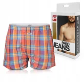 Majtki męskie - Bokserki Luźne Męskie z Rozcięciem Wygodna Piżama Prezent dla Niego Pudełko - miniaturka - grafika 1