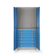 Szafy i regały magazynowe - B2B Partner Szafa warsztatowa z szufladami, 1850x900x500 mm C054 - miniaturka - grafika 1
