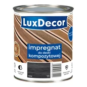 Farby i impregnaty do drewna - LuxDecor Impregnat do deski kompozytowej szary 0,7 l - miniaturka - grafika 1