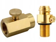 Akcesoria i części AGD - Przetoczka Adapter i Zawór Dwukierunkowy do Sodastream Spirit Cristal Brita - miniaturka - grafika 1