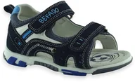 Buty dla chłopców - Buty na lato sandały dla chłopca Befado 170X104 Jeans Granatowe - miniaturka - grafika 1