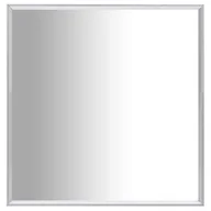 Lustra - vidaXL Lumarko Lustro w srebrnej ramie, 60x60 cm 322732 - miniaturka - grafika 1