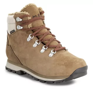 Botki damskie - Trapery Jack Wolfskin Thunder Bay Texapore Mid W 4053681 Cookie - grafika 1