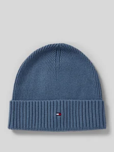 Czapka z dzianiny z detalem z logo - Czapki męskie - miniaturka - grafika 1