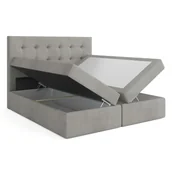 Łóżka - Łóżko kontynentalne 160x200 DENVER pojemnik, materac | kolor do wyboru - miniaturka - grafika 1