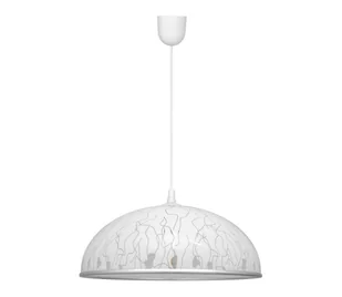 Żyrandol na lince CIRCLE 1xE27/60W/230V biały - Lampy sufitowe - miniaturka - grafika 1