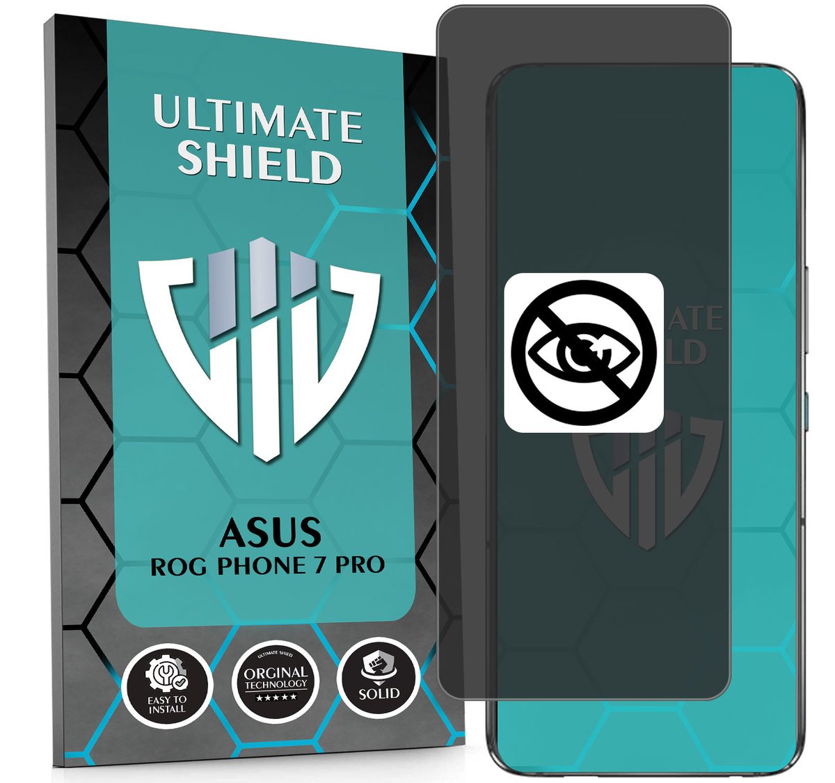 NAJLEPSZA FOLIA 5D ANTYSZPIEGOWSKA DO ASUS ROG PHONE 7 PRO HYDROŻELOWA