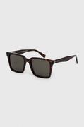 Okulary przeciwsłoneczne - Tommy Hilfiger okulary przeciwsłoneczne męskie kolor brązowy - miniaturka - grafika 1